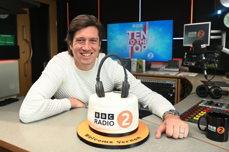 For use in UK, Ireland or Benelux countries only Undated BBC handout photo of Vernon Kay who has promised it will be "more of the same" ahead of his first mid-morning weekday BBC Radio 2 show today. Issue date: Monday May 15, 2023. PA Photo. The TV presenter, 49, will take over the slot from veteran broadcaster Ken Bruce, who helmed the programme for 31 years. See PA story SHOWBIZ Kay. Photo credit should read: BBC/PA Wire NOTE TO EDITORS: Not for use more than 21 days after issue. You may use this picture without charge only for the purpose of publicising or reporting on current BBC programming, personnel or other BBC output or activity within 21 days of issue. Any use after that time MUST be cleared through BBC Picture Publicity. Please credit the image to the BBC and any named photographer or independent programme maker, as described in the caption.