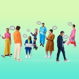 Article thumbnail: Group of Gen Z people communicating online