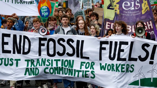 Article thumbnail: Demonstrators attended a major climate change march in Edinburgh last weekend (Photo: Getty)