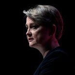 Article thumbnail: LIVERPOOL, ENGLAND - OCTOBER 10: Yvette Cooper MP, Shadow Home Secretary, delivers her speech on the third day of the Labour Party conference on October 10, 2023 in Liverpool, England. Keir Starmer addresses delegates and party members at Labour Party Conference. (Photo by Christopher Furlong/Getty Images)