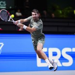 Article thumbnail: Britain's Cameron Norrie returns the ball to Germany's Alexander Zverev during their Erste Bank Open ATP tour Tennis match in Vienna, Austria on October 25, 2023. (Photo by Eva MANHART / APA / AFP) / Austria OUT (Photo by EVA MANHART/APA/AFP via Getty Images)