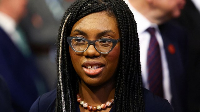Article thumbnail: Britain's Business and Trade Secretary, and Minister for Women and Equalities Kemi Badenoch attends the State Opening of Parliament at the Houses of Parliament in London on November 7, 2023. (Photo by HANNAH MCKAY / POOL / AFP) (Photo by HANNAH MCKAY/POOL/AFP via Getty Images)