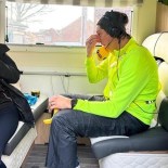 Article thumbnail: Vernon getting emotional on air just before 12pm on Wednesday Vernon Kay ultra marathon for Children in Need Credit: BBC Provided by kate.adam@bbc.co.uk