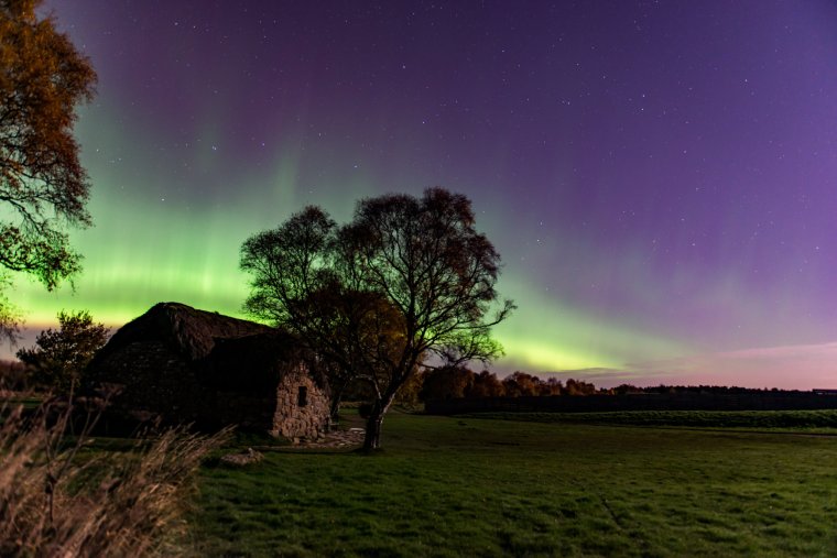 The Northern Lights over the Scottish Borders (Photo: Lewis Mackenzie/Getty Images)
