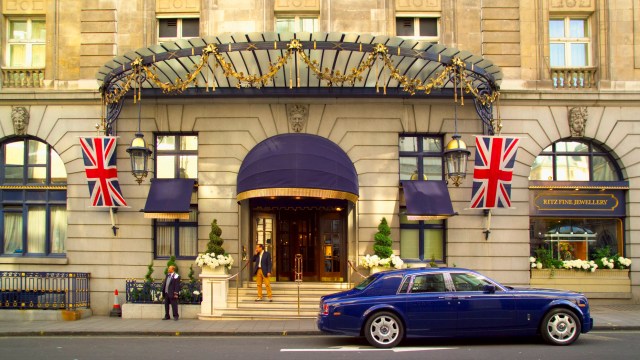 Article thumbnail: LONDON, UNITED KINGDOM - 2006/06/15: Luxury Car Parked at The Front of The Ritz Hotel in London. (Photo by Pawel Libera/LightRocket via Getty Images)