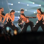 Article thumbnail: Singer Noa Kirel performs on behalf of Israel during the final of the Eurovision Song contest 2023 on May 13, 2023 at the M&S Bank Arena in Liverpool, northern England. (Photo by Oli SCARFF / AFP) (Photo by OLI SCARFF/AFP via Getty Images)